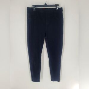 Spanx Jean-ish Ankle Leggings Women's Size XL Black Stretch Denim Skinny Jeans